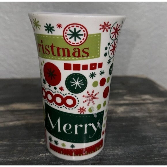 Set Of 3 Christmas Themed Porcelain Mugs - Picture 2 of 13